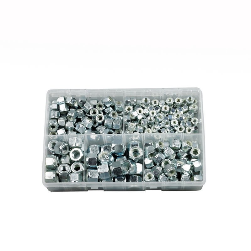 Nylon Insert Locking Nuts, Assorted Box, pack of 220