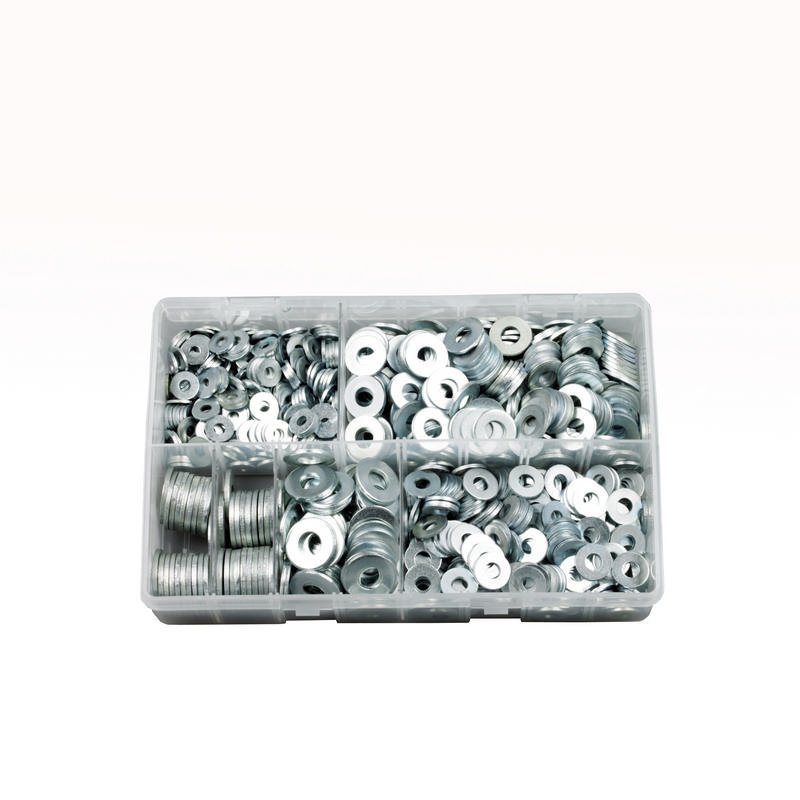 Flat Washers, Assorted Box, pack of 800