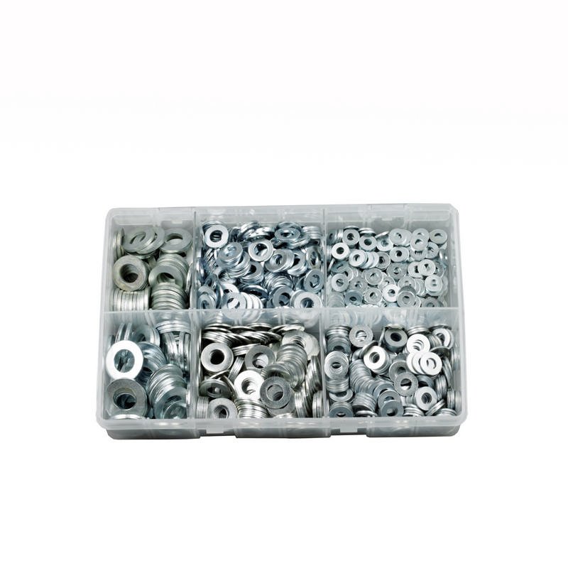 Flat Washers, Assorted Box, pack of 800