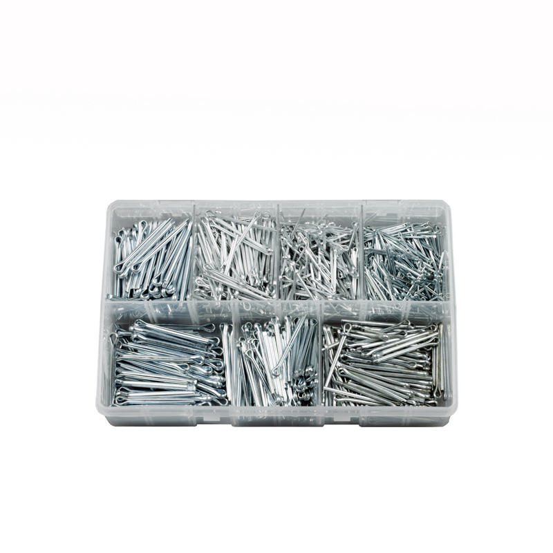 Split Cotter Pins, Assorted Box, pack of 1000