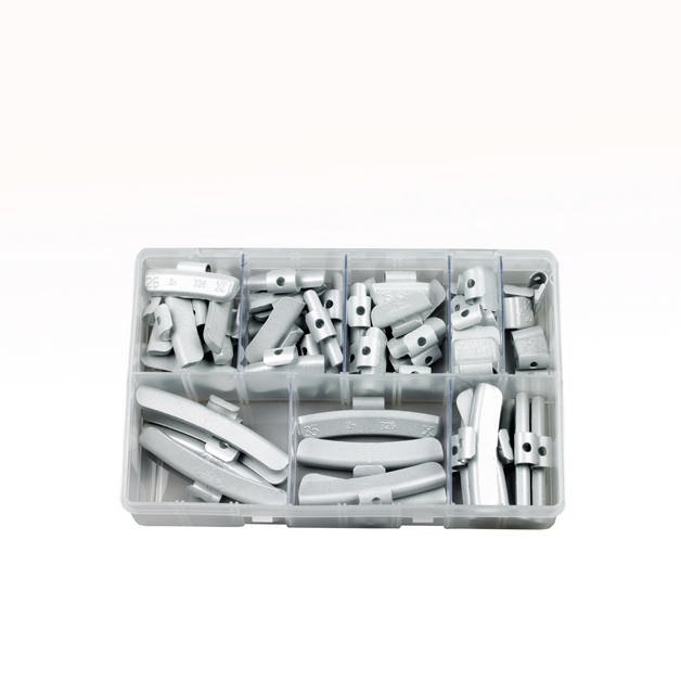 Coated Balance Weights, Assorted Box, pack of 60