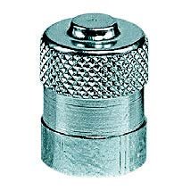 Metal Valve Caps, Chrome, Brass (Nickel plated), pack of 100