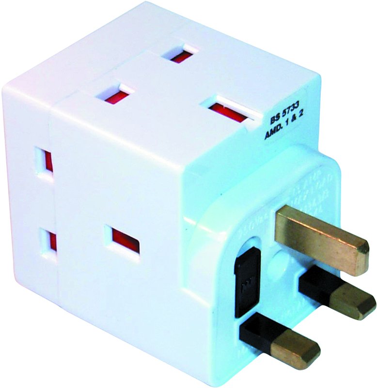 3-Way Adapter, Amperage 13 amp