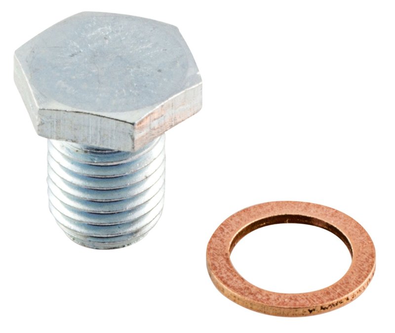 Sump Plug, Length 16 mm, Pitch 1.5 mm, Thread Size M12, Head Size 17 mm, pack of 2