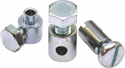 Solderless Nipples, Side Screw, Diameter 7 mm, pack of 20