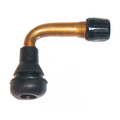 Valve M/Cycle Snap-in Rubber Metal, pack of 10