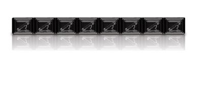 Adhesive Weight - Aluminium Rims, 706, Black, pack of 50