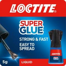 Super Glue, 5 g Bottle with Easy Brush