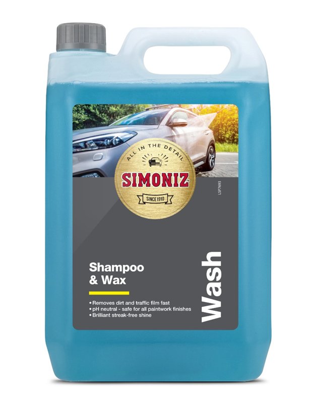 Simoniz 2 in 1 Shampoo & Wax, 475 ml