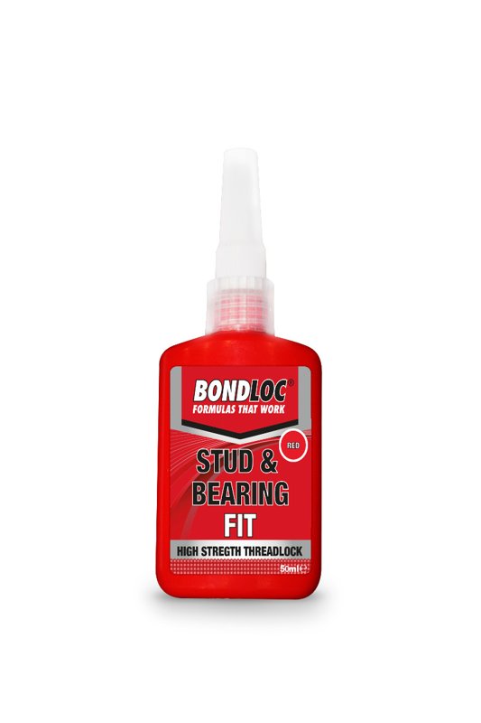 Bondloc Stud & Bearing 50ml, Red, 50ML