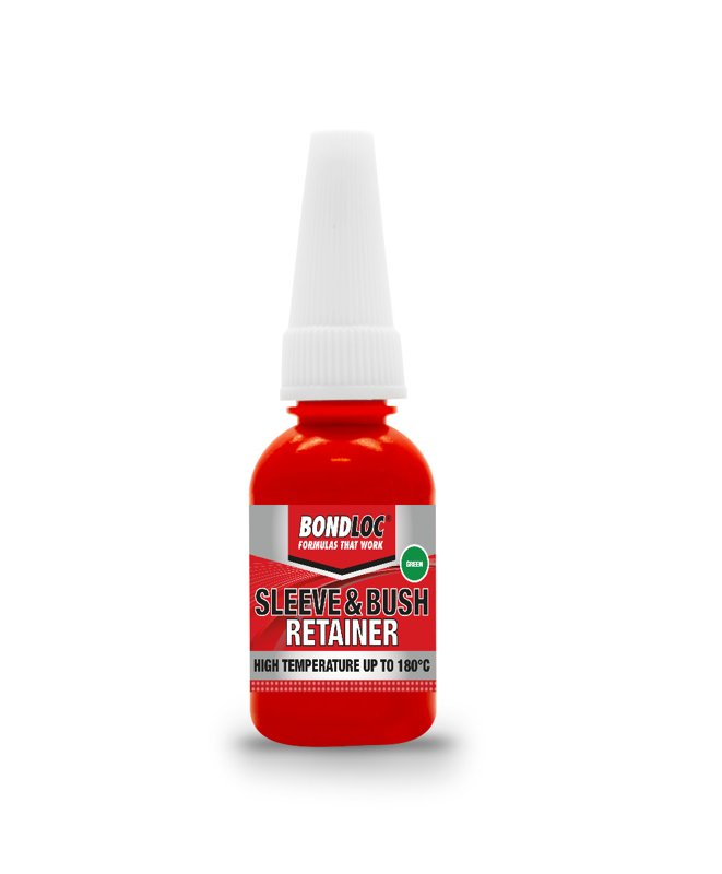 Bondloc Sleeve & Bush Retainer 10ml, Green, 10ml