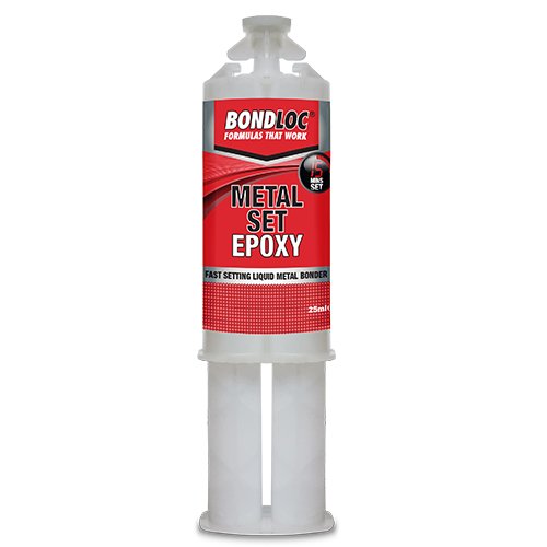 Bondloc Metal Set Epoxy 25ml, Grey, 25ml