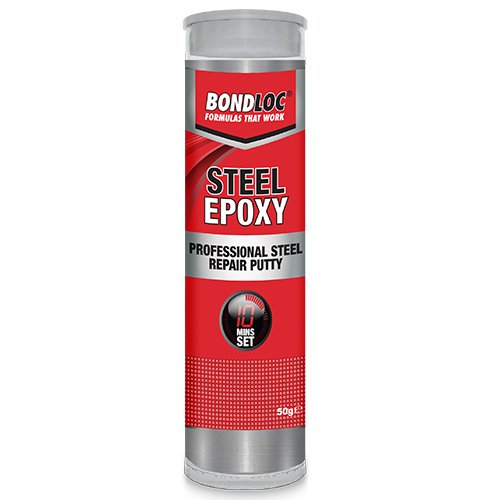 Bondloc Steel Repair Putty 50g, Grey, 50g