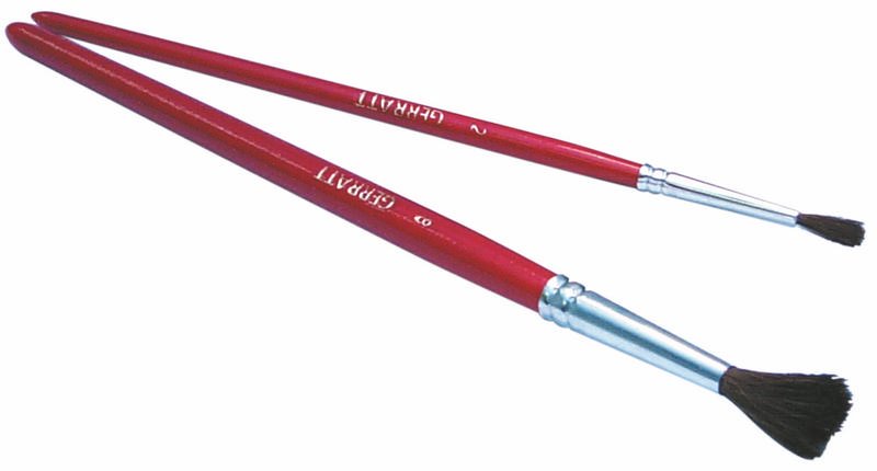 Touch-Up Paint Brushes, No. 4, pack of 20