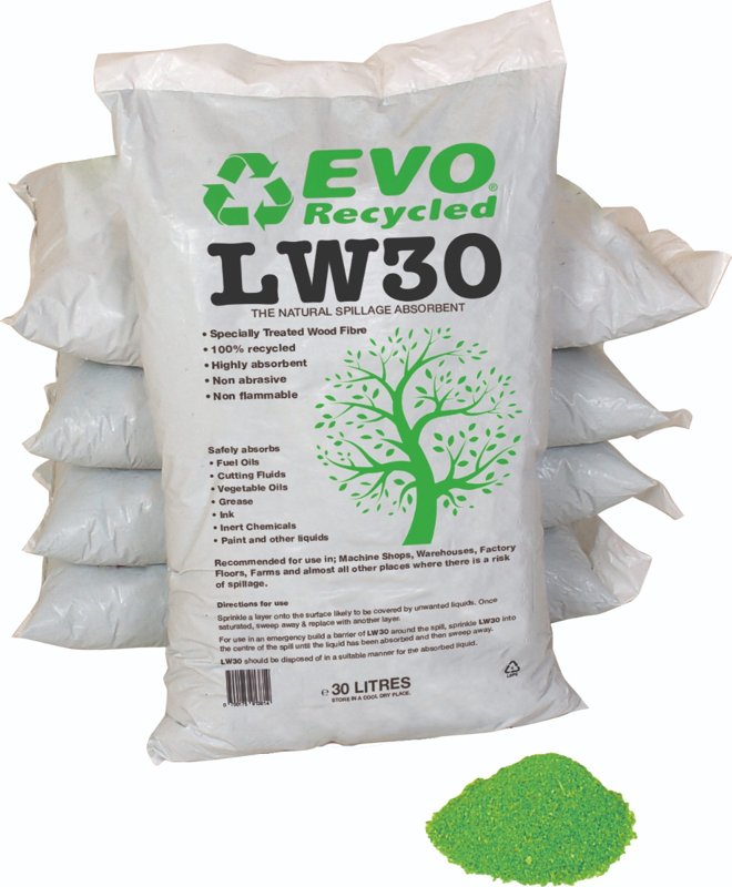 Evo Wood Fibre Absorbent, 30 Litres