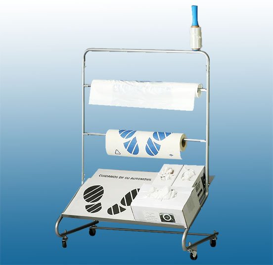 Dispenser Trolley, Grey, 55 x 86 x 120 cm