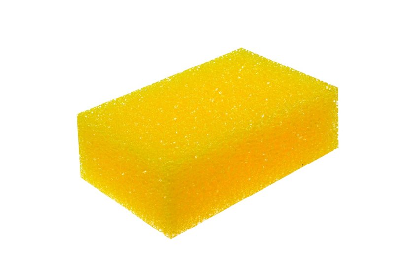 Abrasive Upholstery Sponge, 143mm x 94mm x 48mm.