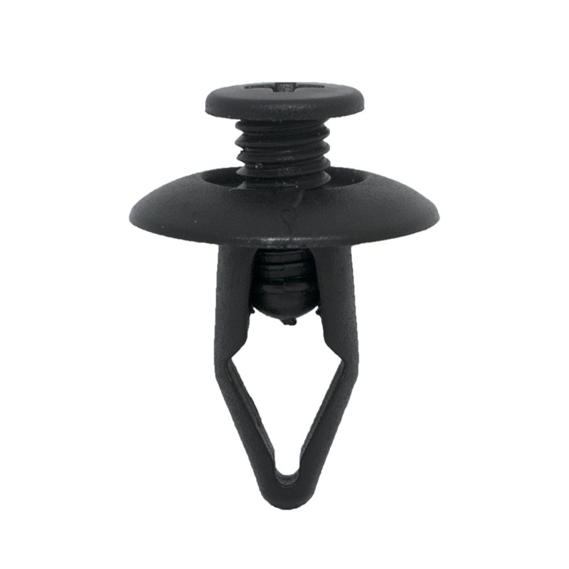 Screw Type Push Rivets, Panel Thickness 0.2 - 5.2 mm, Under Head Height 19.6 mm, Head Size 19.7 mm, Panel Hole 8.1 - 10.3 mm, pack of 25