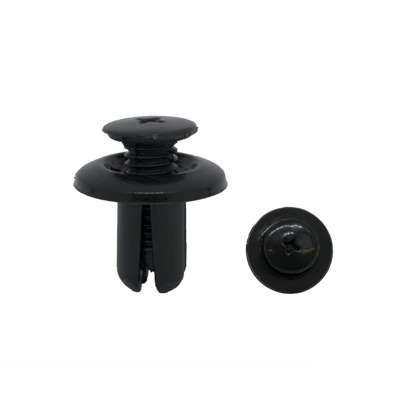 Screw Type Push Rivets, Panel Thickness 1.5 - 7.2 mm, Under Head Height 12.3 mm, Head Size 17.8 mm, Panel Hole 8.0 - 11.1 mm, pack of 25