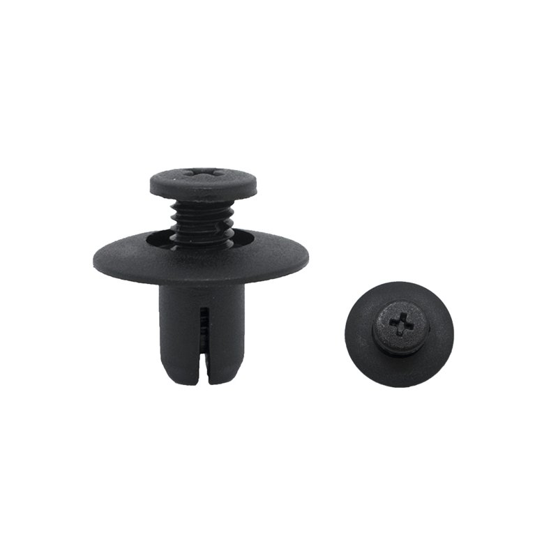 Screw Type Push Rivets, Panel Thickness 2.9 - 6.3 mm, Under Head Height 12.3 mm, Head Size 20.0 mm, Panel Hole 7.9 - 10.0mm, pack of 25