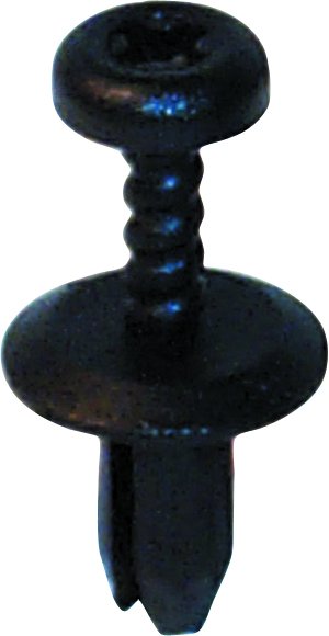 Screw Type Push Rivets, Panel Thickness 3.8 - 6.0 mm, Under Head Height 11.0 mm, Head Size 12.0 mm, Panel Hole 5.0 mm, pack of 50