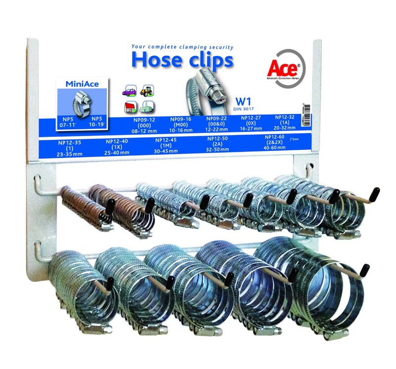 ACE® Hose Clip Dispenser Rack