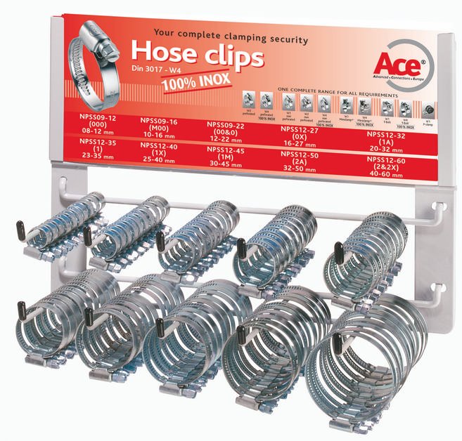 ACE® Hose Clip Dispenser Rack
