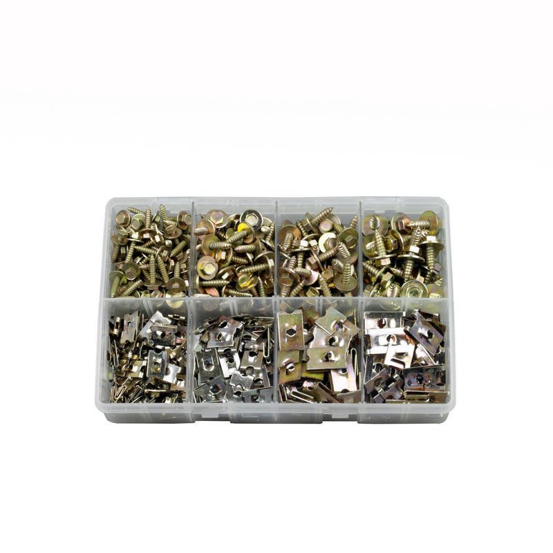 Acme Screws & J Nuts, Assorted Box, pack of 400