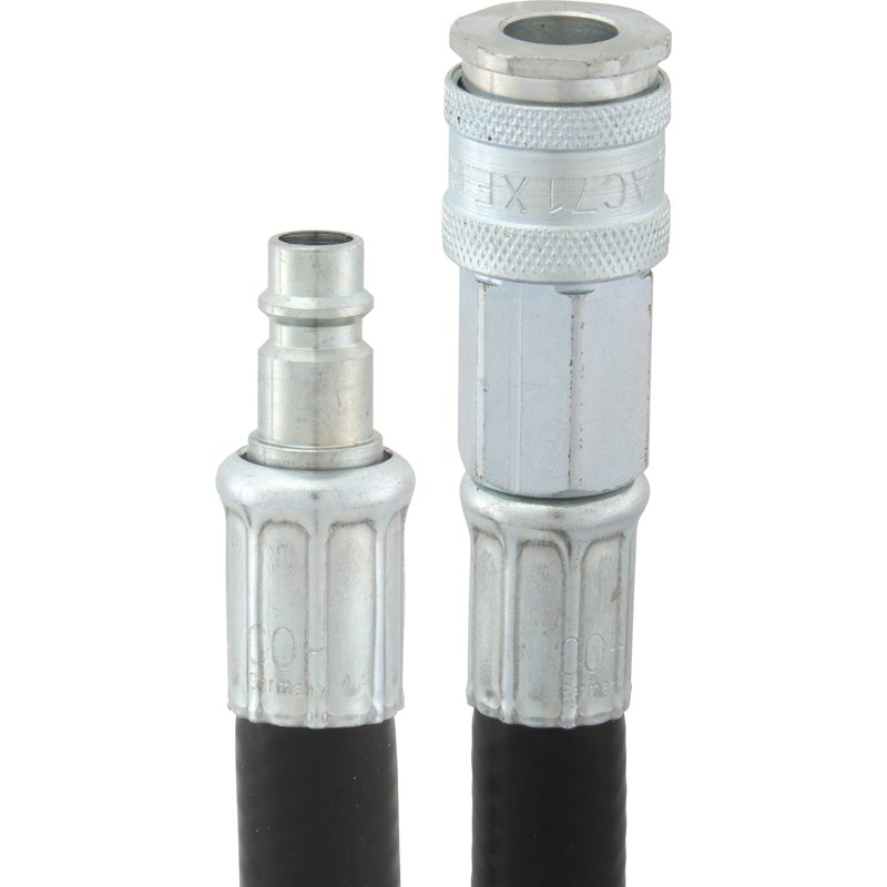 Air Tool Hose & XF Coupling, Length 15 m