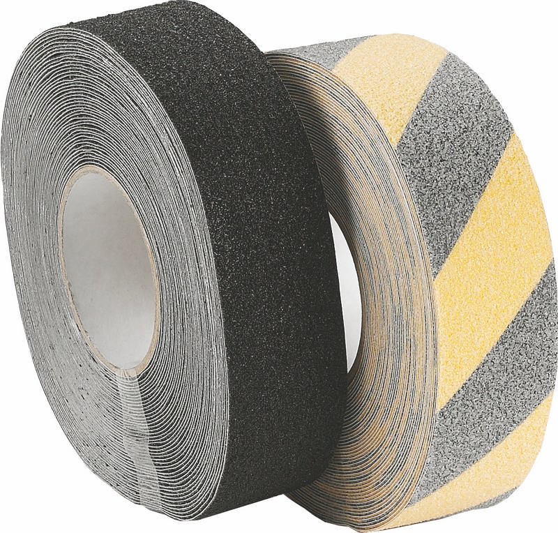 Anti-Slip Tape, Width 50 mm (2"), Black / Yellow
