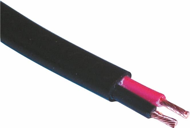 Auto Cable - 2mm² Twin Core, 2.0 mm², Inner Colour Red & Black, Black, Thin Wall