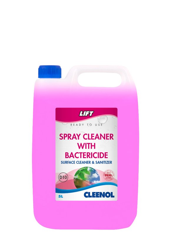 LIFT Spray Cleaner with Bactericide, 750ML, pack of 6