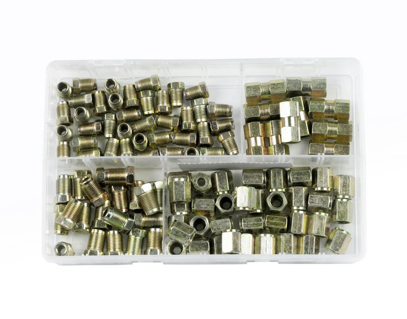 Brake Tubing Connectors, Assorted Box, pack of 105