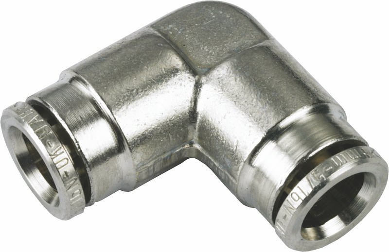 Brass Elbow Connectors, Hose OD 6 mm, pack of 5