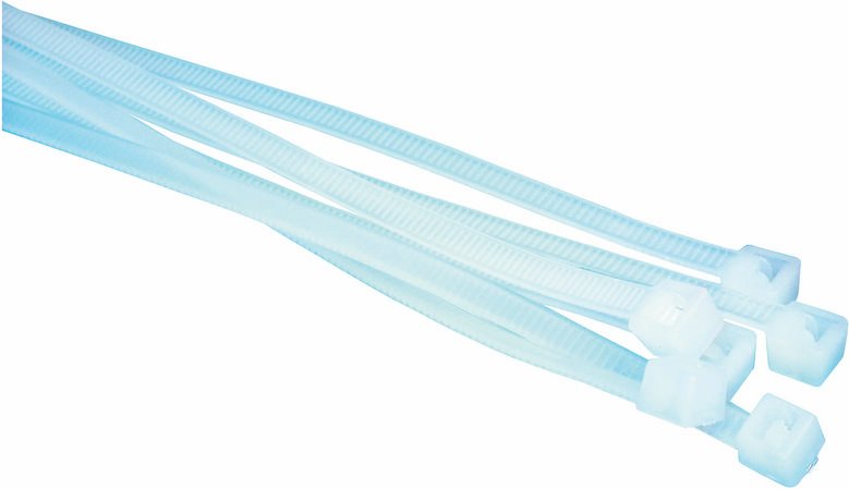 Cable Ties - White, Length 140 mm, Width 3.6 mm, pack of 100