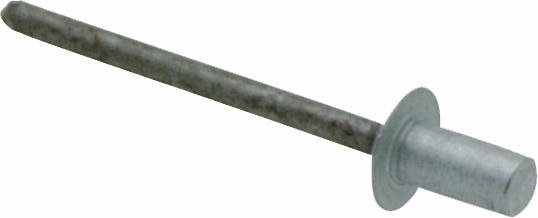 Closed End Rivets, Diameter 4.8 mm (3/16"), Length 14.5 mm (9/16"), pack of 200