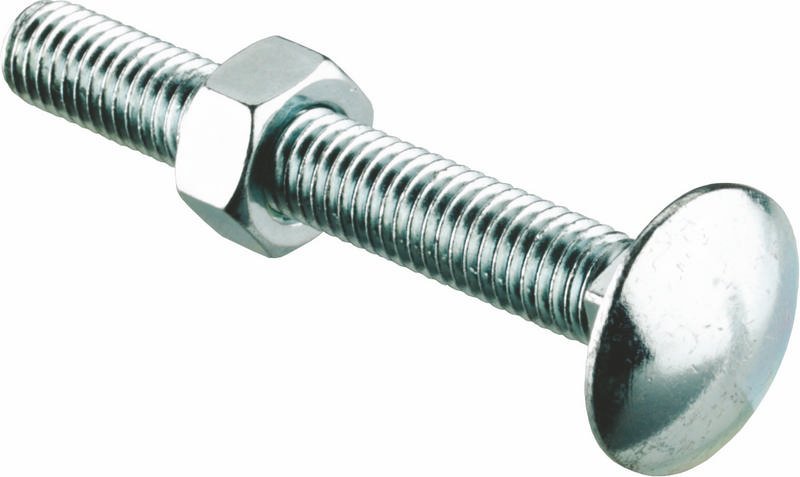 Coach Bolts & Nuts, Length 40 mm, M6, pack of 100