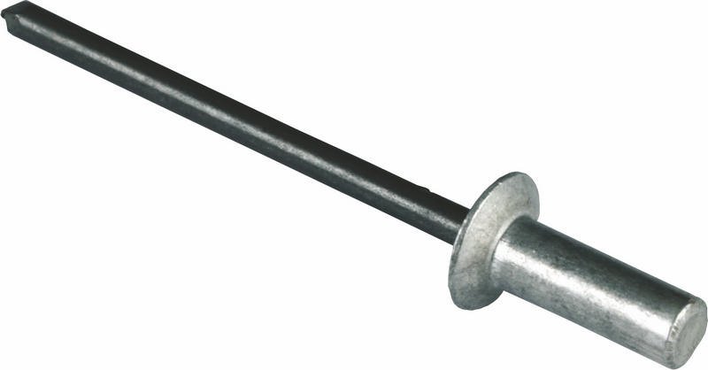 Countersunk Sealing Rivets, Length 12.0 mm (7/16"), Diameter 4.0 mm (5/32"), pack of 500