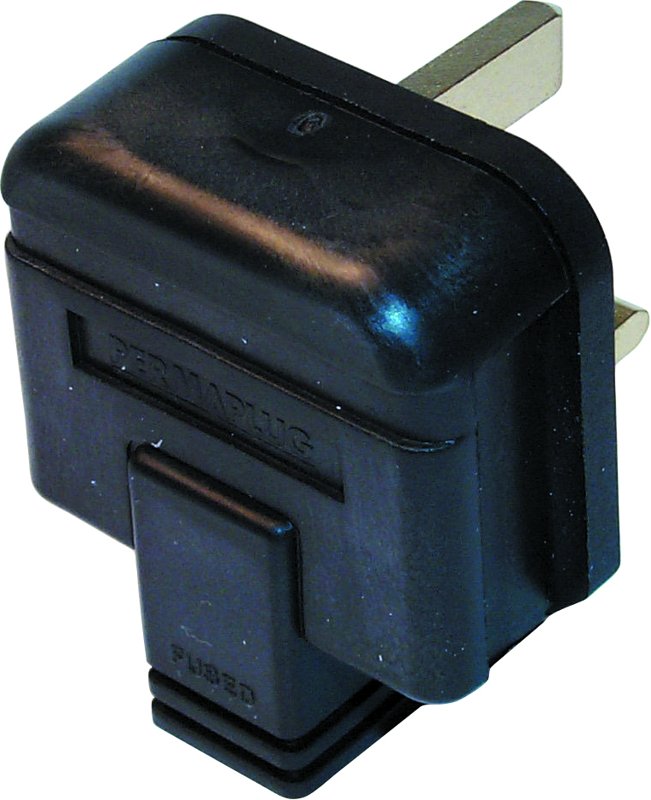 Domestic Plugs, White, Amperage 13 amp, pack of 10