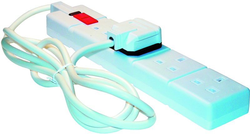 Extension Lead, Length 2 m, Amperage 13 amp, Voltage 240v, Gangs 4 Gang