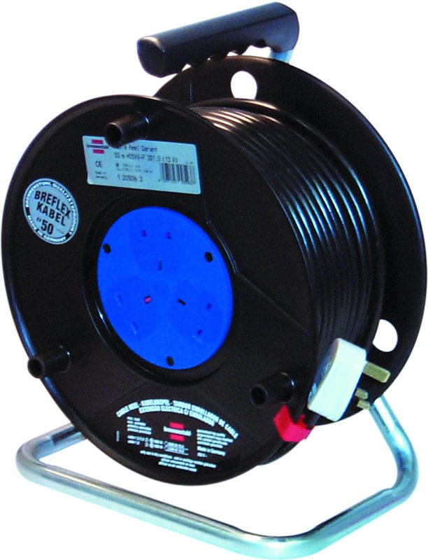Extension Reel, Length 25 m, Amperage 13 amp, Voltage 240v, Gangs 2 Gang