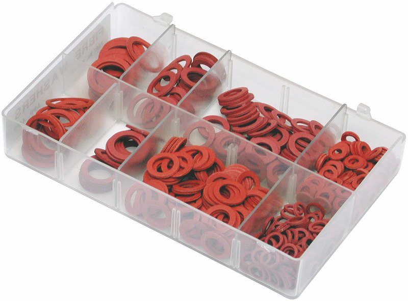 Fibre Washers, Assorted Box, pack of 400