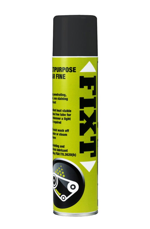 FIXT Clear Fine Oil, 400 ml Aerosols, pack of 6