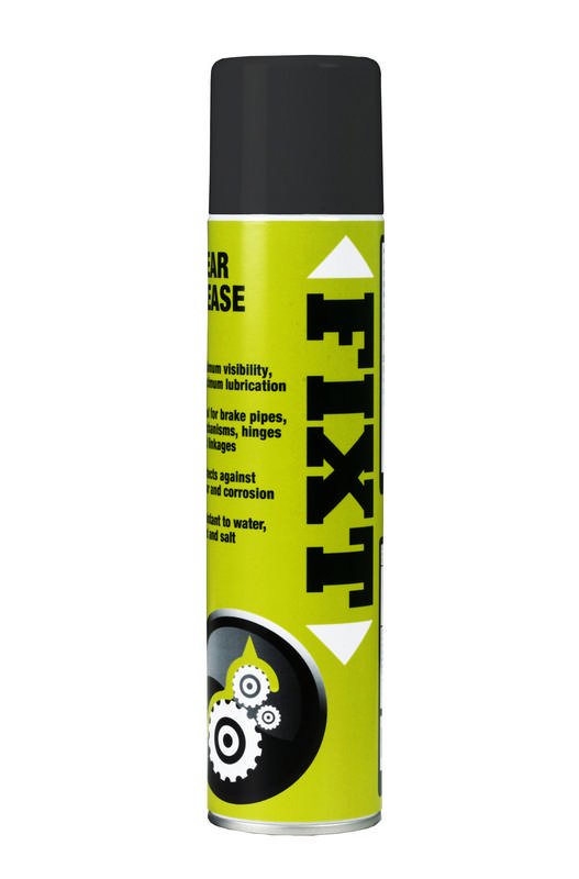 FIXT Clear Grease, 400 ml Aerosols, pack of 6