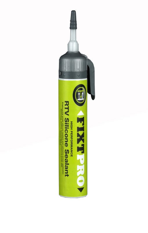 FIXT Silicone Sealant, 200 ml Cartridge, Black