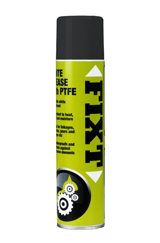 FIXT White Grease with PTFE, 400 ml Aerosols, pack of 6