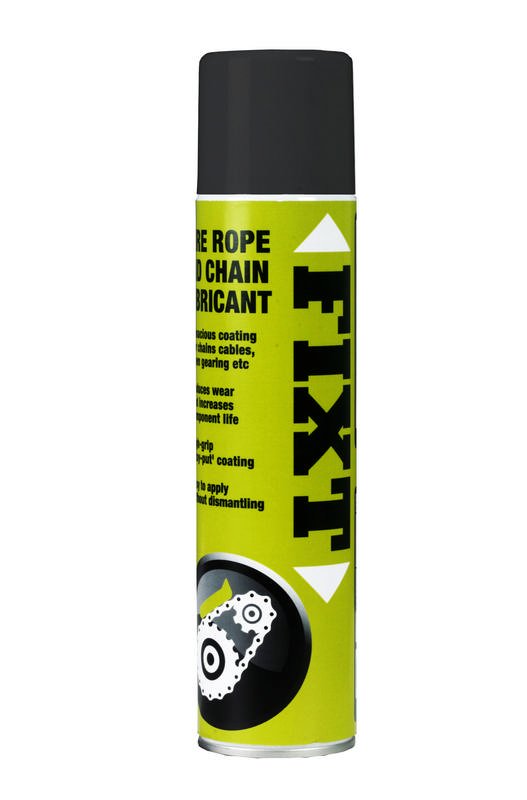 FIXT Wire Rope & Chain Lube, 400 ml Aerosols, pack of 6