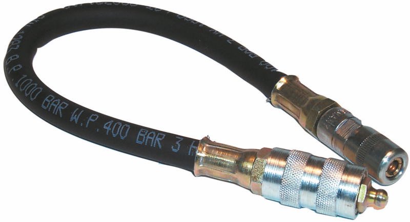 Flexible Rubber Hoses, Length 300 mm (12"), pack of 2