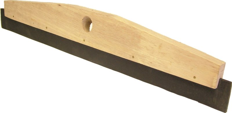 Floor Squeegee Head, Handle, Hole Size 1 1/8", pack of 2
