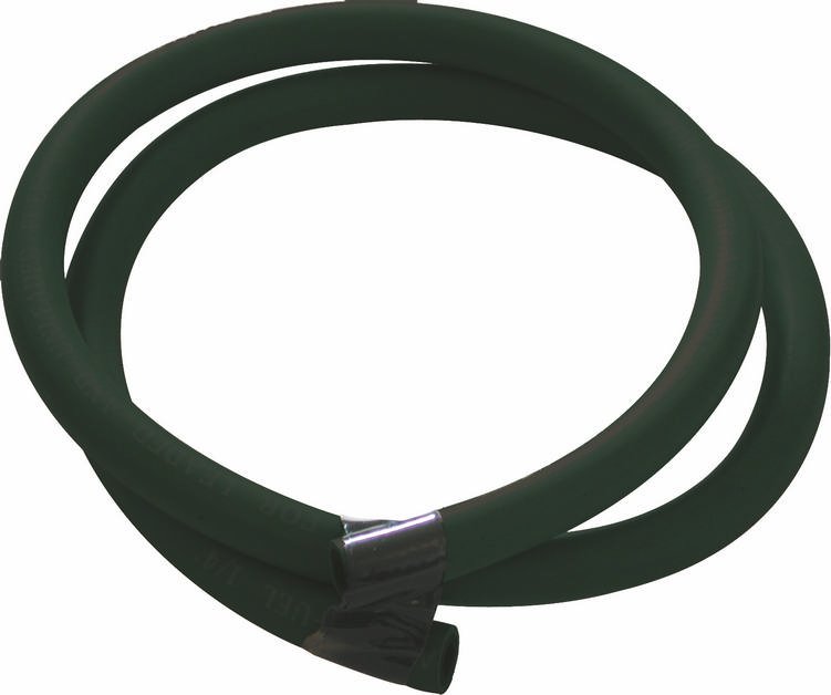 Fuel Hose, Length 1 m, Inner Diameter 9.5 mm (3/8"), Green